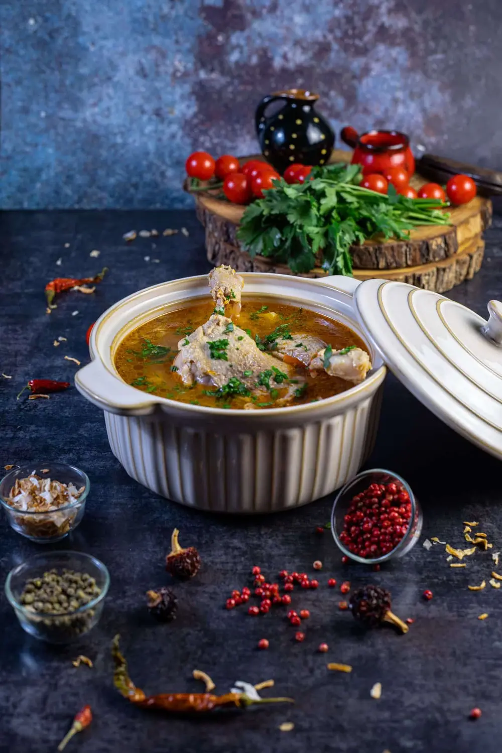 Borș cu varză și pulpă de rață moraritacatering.md Borș cu varză și pulpă de rață foto