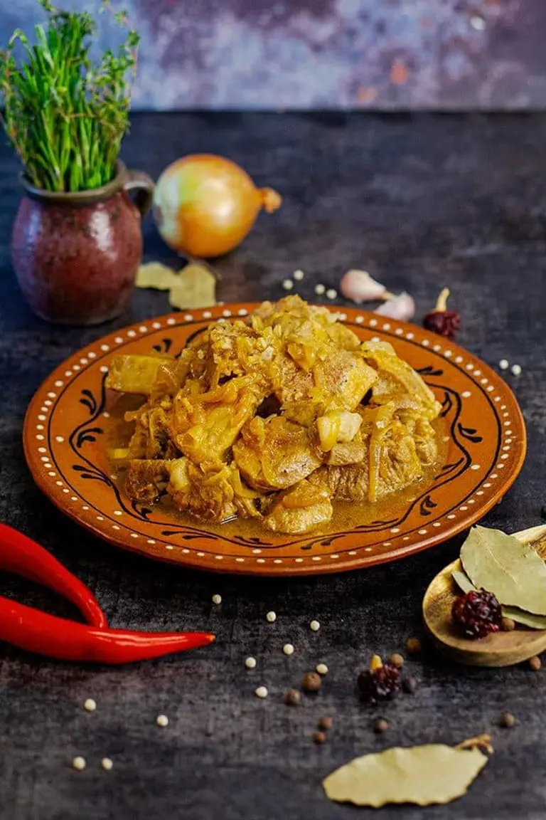 Friptură din ceafă de porc foto