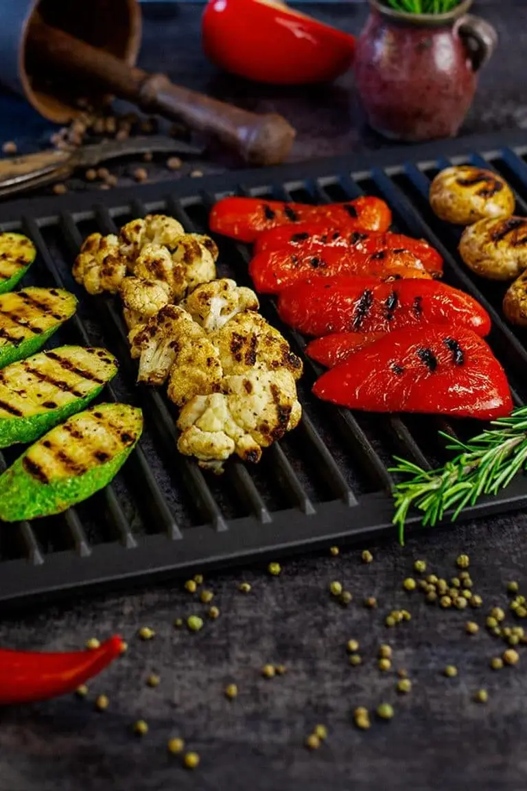Legume asorti la grill foto