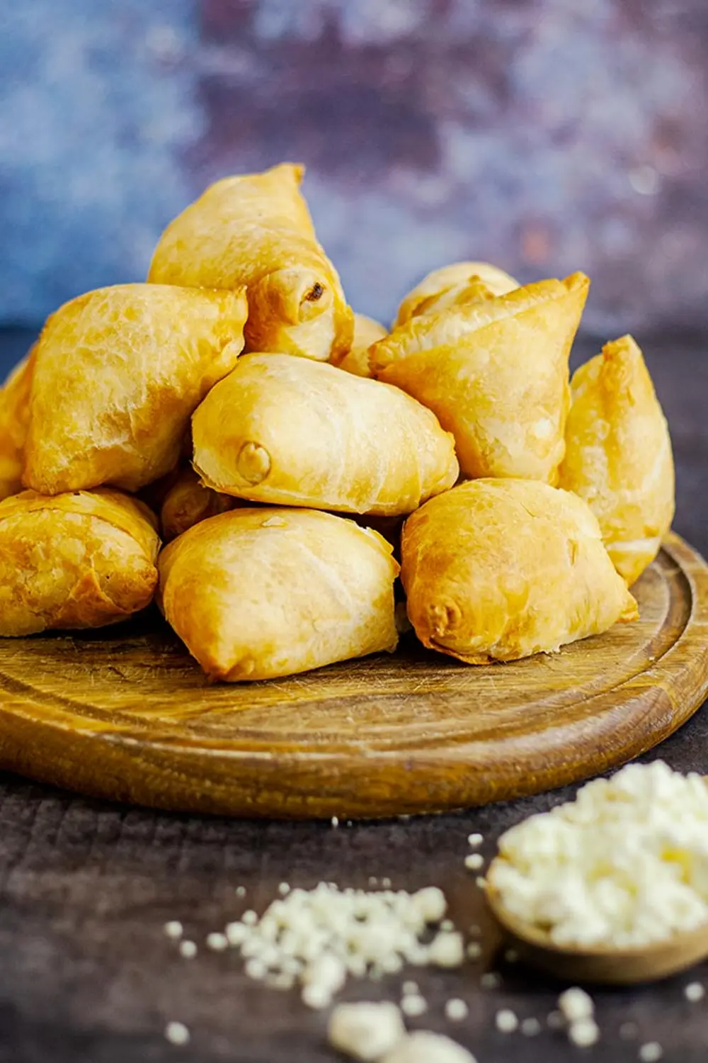Mini învârtite cu brânză de vaci foto
