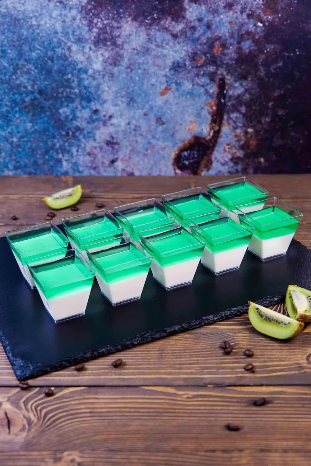 Panna Cotta kiwi foto
