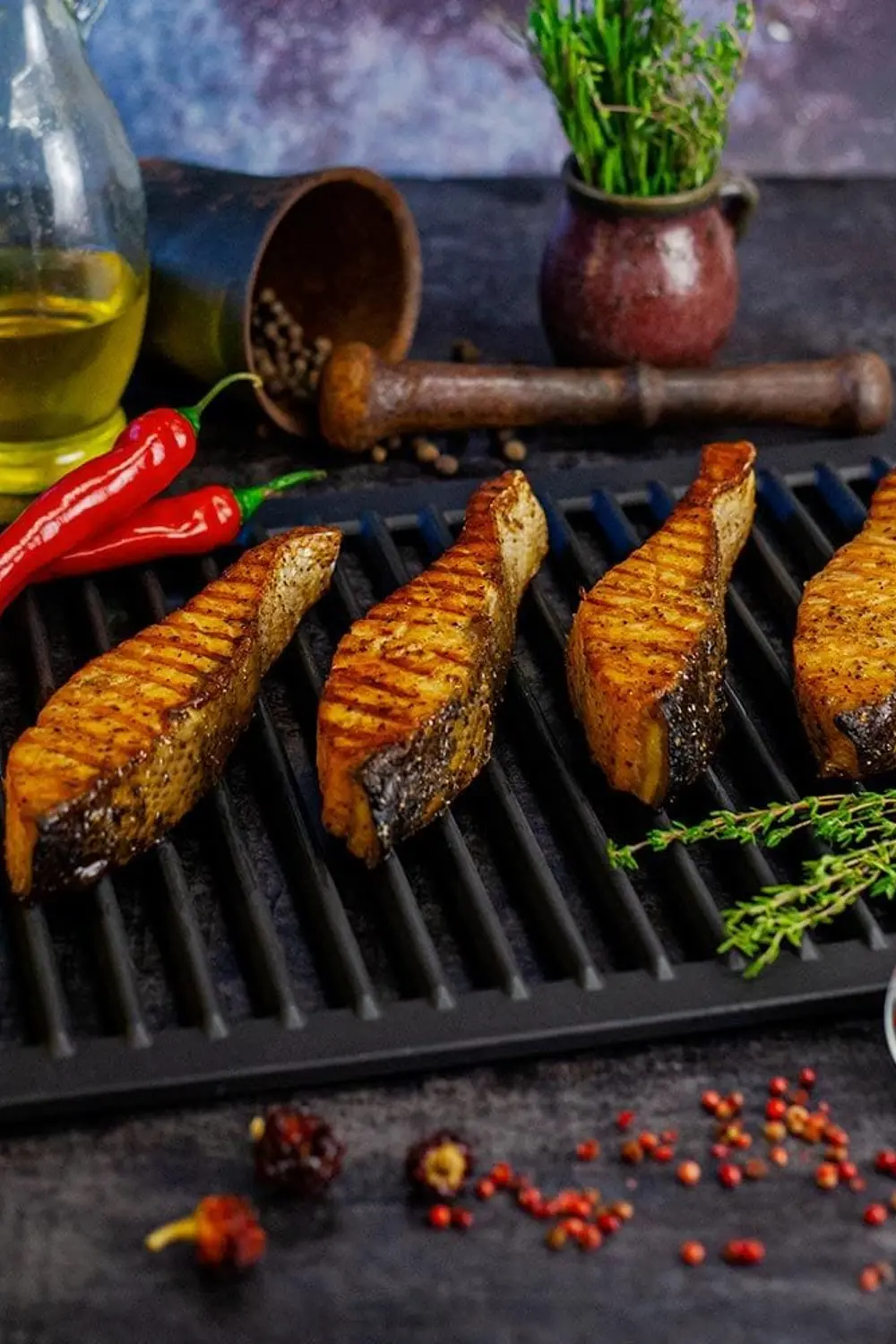 Somon la grill moraritacatering.md Somon la grill foto