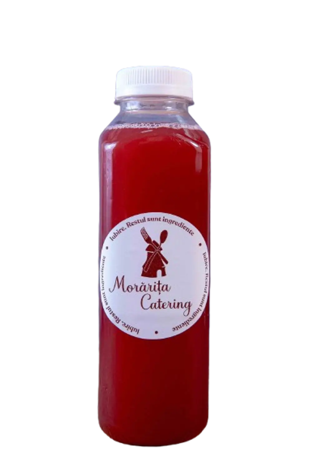 Suc natural din mere și vișine 0,5l (minim 5 sticle) foto