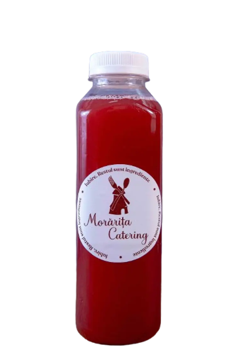 Suc natural din mere și vișine 0,5l (minim 5 sticle) foto