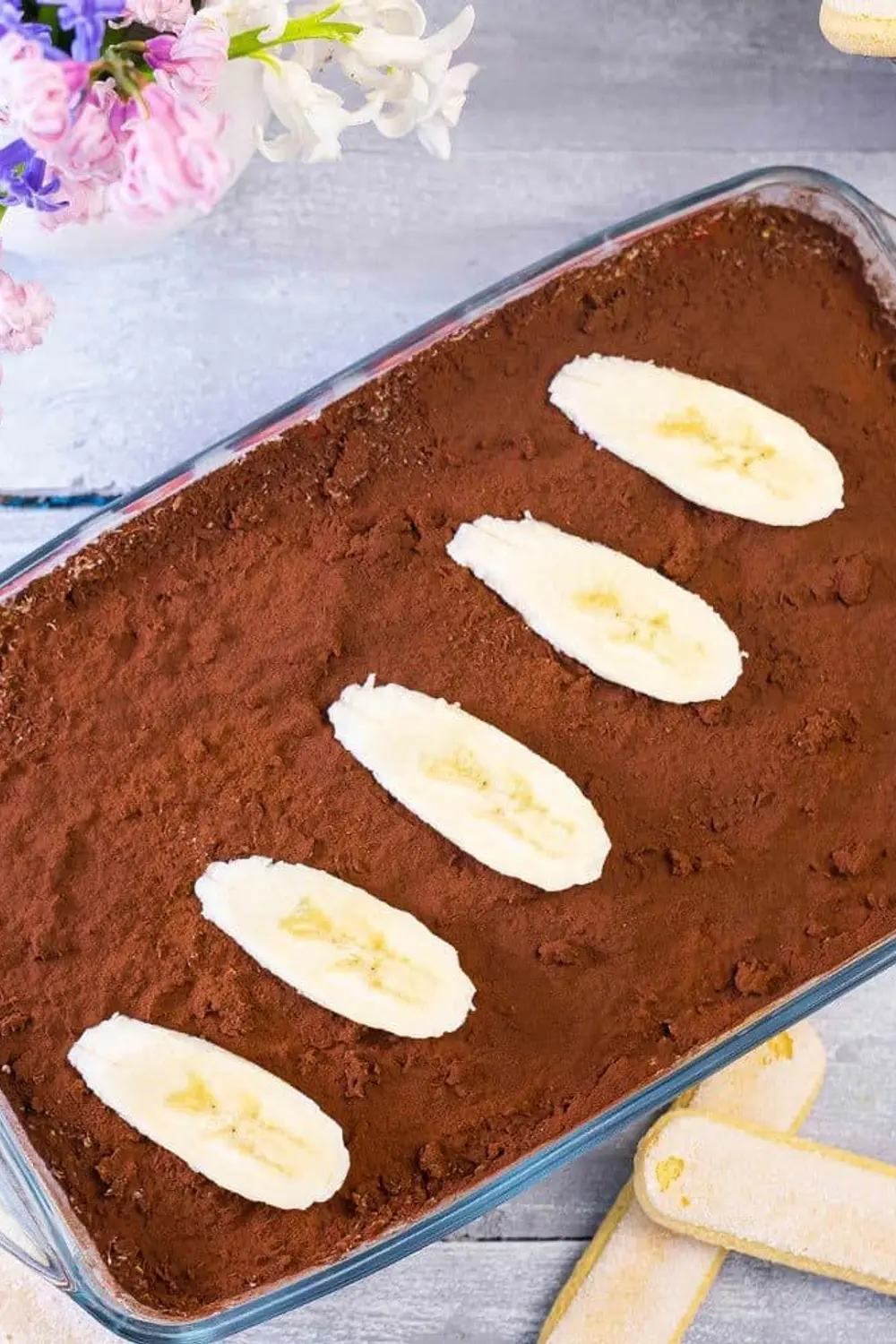 Tiramisu cu banane 1,4 kg foto